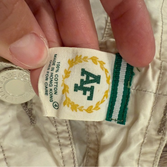 Vintage 90s Y2K ABERCROMBIE & FITCH Women’s 4 Paratrooper Pants Low Rise Khakis - Picture 14 of 14